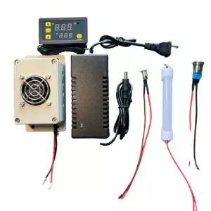 프리미엄 캠핑용 차박 텐트 난방 야외용 팬히터 난로 50W 조명 있음