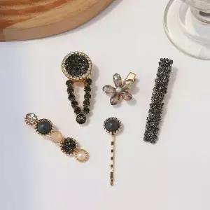 [하프클럽/셀러허브_여성트랜드패션]일자핀 헤어핀 세트 진주실핀 5개 진주