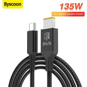 lenovo호환 Legion Y9000P C 전원 어댑터 USB 슬림 사각형 충전 케이블에 대한 20V 6.75A 135W 노트북