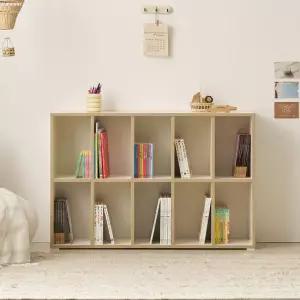 다경 E0목재 18T LPM 5칸2단 1200 책장 다용도수납장