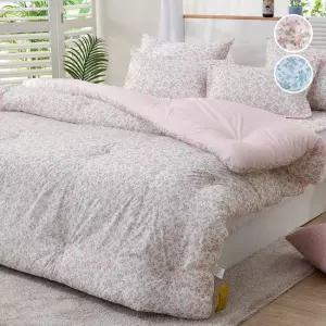 [패드세트] 사계절 모달 장미 차렵 이불 봄 가을 간절기 겨울 먼지없는 침구 킹 K 침대 패드 세트