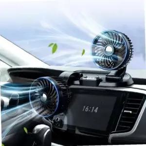차량용 선풍기 USB 자동차 냉풍기 회전 서큘레이터