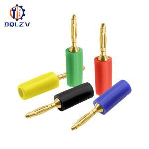 오디오 스피커 골드 2MM 커넥터 미니 나사 플러그 소켓용 플레이트 바나나