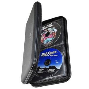 시옹예 CD DVD 케이스 72용량 헤비 듀티 지갑 자동차용 DVD 케이스 홀더 하드 쉘 튼튼한 케이스 CD 디스크 홀더 디스크 바인더 소책자 보호용 블루레이 지갑 72용량 블랙