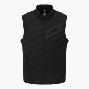 데상트골프조끼 JQS DP32MFDV9A-BLKG 남성 경량 튜브 다운 베스트