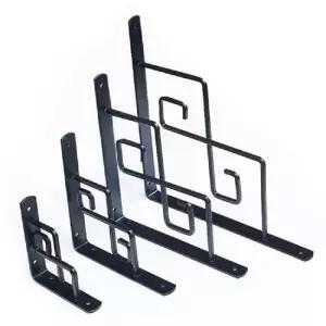 AG 블랙무광QB 선반다리 까치발 브라켓 선반대 선반꺽쇠 꺽쇠 브라켓 선반고장꺽쇠 까치발