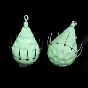 [하프클럽/]몽크로스 에기프리 라이트 봉돌 애자 물방울 A타입 딤플봉돌