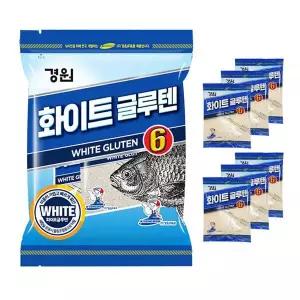 [하프클럽/]경원 화이트 글루텐 6 바닐라향 낱개포장 민물 떡밥