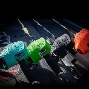 [하프클럽/]스컬캡 릴 가드 해골캡 릴케이스 파우치 릴커버 베이트릴 릴가