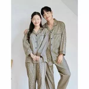 [하프클럽/바풀]바풀 CA5S26214 커플잠옷 순면 잠옷 신혼부부 남성 여성 파자마 세트