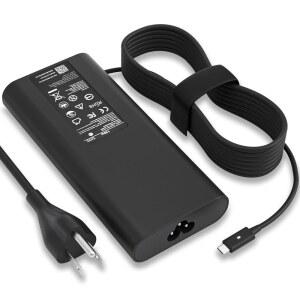 130W USB C 노트북 충전기 Dell 컴퓨터 XPS 15 17 9575 9500 9510 9520 9530 9700 9710 9720 9730, Precision 5470 5480 5550 5560 5570 5760 5770 3560 3570 3571 2in1, 위도
