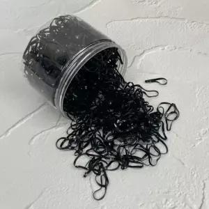 대용량 머리고무줄 미니 고무밴드 검정