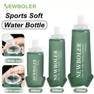 300500700ML TPU 야외 스포츠 병 접이식 소프트 플라스크 물병 러닝 캠핑 하이킹 자전거 피트니스 워터 백