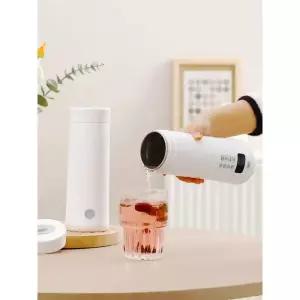 스마트 충전식 텀블러 휴대용 보온병 물병 보온포트 펄화이트