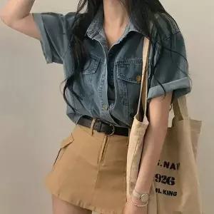 [하프클럽/드넬]웨스데님셔츠DWB52461A