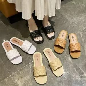 퀄팅 여성슬리퍼 사무실 학생 실내화 WFHTW2Q