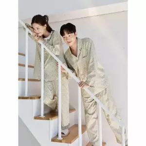 [하프클럽/바풀]바풀 CA5S15416 커플잠옷 순면 잠옷 신혼부부 남성 여성 파자마 세트