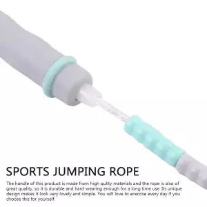 1개 조절 가능한 줄넘기 창의적인 구슬 부분 경량 피트니스 점핑 로프 스포츠 운동 용
