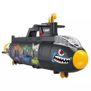 동인 샤크 잠수함 미니카 이동 보관 트럭+미니카 6대 초등생 유치원 어린이 선물