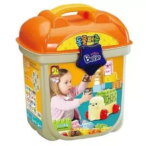 옥스포드 여덞마리 동물들 베베 동물퍼즐 베이비 블록 어린이 선물