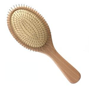 나무 강스틸 바늘 에어 쿠션 빗 헤어 브러시 핀 두피 마사지 모발 건강 개선 패들 Detangling Comb