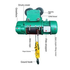 맞춤형 전기 체인 호이스트 3 톤 5 라이트 듀티 크레인  제조업체의  품질 헤비 파워 펜던트
