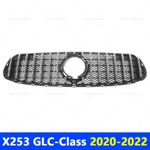 자동차 그릴망 튜닝 - X253 GLC 클래스 메르세데스 벤츠 호환 GLC350 GLC300 GLC250 GLC43 GT 상부 범퍼 후