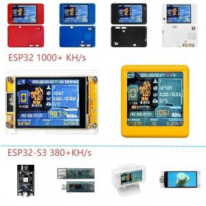 NMMiner ESP32 시리즈 더 나은 V2 해시레이트 1000KHs Lucky 2.8인치 스마트 디스플레이 BTC Crypto Solo L