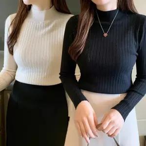 긴팔 긴팔티 맨투맨 캐쥬얼티 터틀넥 폴라티 면스판 (WFJPRP8)