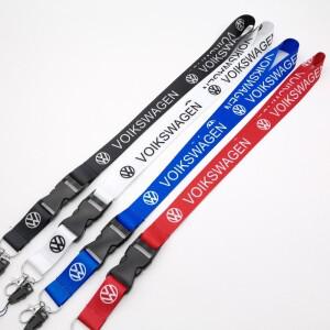 폭스바겐 호환 파사트 티구안 보라 제타 CC 비틀 시로코 라비다 투아렉 SR36용 자동차 로고 키체인 나일론