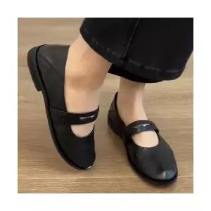 여친 플랫 양가죽 발레 펌프스 슈즈 슬림핏 메리제인 화 스몰 구두 패피5