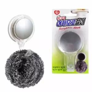 싱크대 고정 후크 흡착 도어 훅 걸이 수납행거 주방 정리용품 (WFJ5B9I)