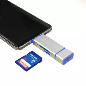 BT260 USB-C 카드리더기 SD MicroSD 지원 아이패드 에어 미니 초슬림 OTG 멀티리더기