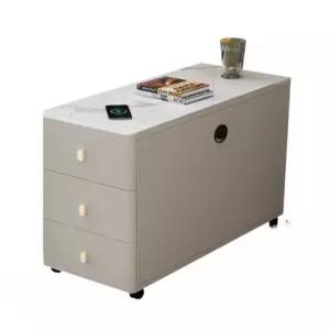 수납장 소파 틈새 바퀴 서랍 밀크커피 컬러