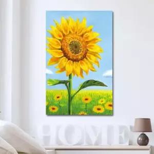 인테리어액자 유화 해바라기 캔버스 아트 액자