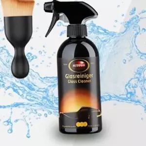 H35 자동차 유리 세정제 세차 500ml 먼지 브러쉬 세트