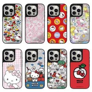 MINISO와 CASEYiFY의 공동 Hello Kitty Apple for 16Pro iPhone 15promax14P용 휴대폰 케이스