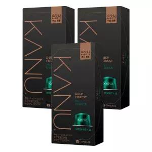 카누 바리스타 호텔 홈카페 데일리 머신 전용 캡슐 딥포레스트 9.5g 10개입 3개