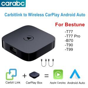 [호환품]Bestune FAW T77 B70 T99 T90 용 CARABC Carbitlink 무선 카플레이 Android Auto에  연결