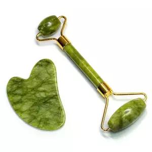 얼굴마사지기 천연옥 제이드롤러 그린 페이스 옥 (WFJ5PXC)