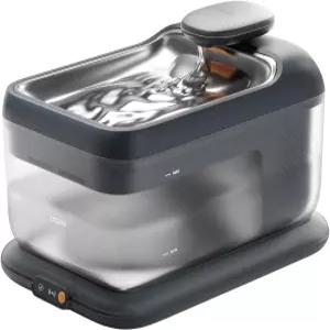 PETSEE 무선 애완동물 분수대 자동 고양이 물 푸나틴 배터리 작동 4.5리터 고양이용 스테인리스 트레이