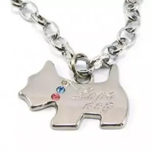 이름표 모양 강아지 인식표 목걸이 펫 펜던트 12개