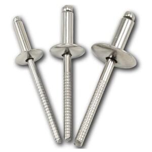 GB12618 M3.2 M4 M4.8 304 스테인레스 스틸 버섯 헤드 브레이크 맨드릴 블라인드 리벳 네일 팝