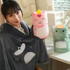 추천 똑딱단추 프리미엄 극세사 무릎담요 블랭킷 귀여운