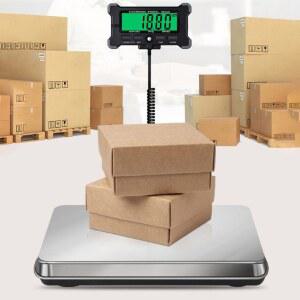 휴대용 택배 저울 평면 이동식 주방 120KG 정육 업소용 계량 바닥 스틸 겸용