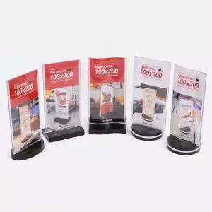 스탠드 세로형 테이블 메모꽂이 쇼케이스 소품 정리함 (WFK2QFP)