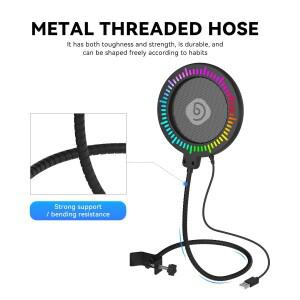 마이크 팝 필터 스튜디오 플렉시블 윈드 스크린 사운드 마스크 쉴드 녹음 액세서리