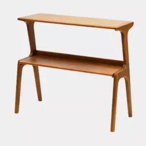 고무나무2단선반장 견고한 고급화분거치대