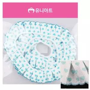 고품질 하늘 하트 장식 레이스 원단 패브릭 아트 소품 재료 (WFJQHP8)