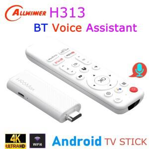 H96 Max 안드로이드 TV 스틱 올위너 H313 쿼드 코어 4K 와이파이6 블루투스 음성 어시스턴트 리모컨 16GB 8